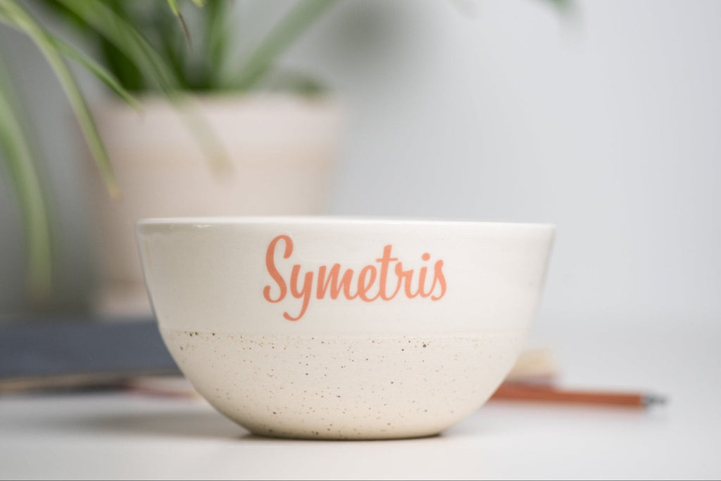 Personalized ceramic bowls with logo - wholesale - Parceline