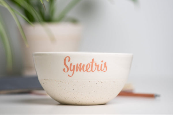 Personalized ceramic bowls with logo - wholesale - Parceline