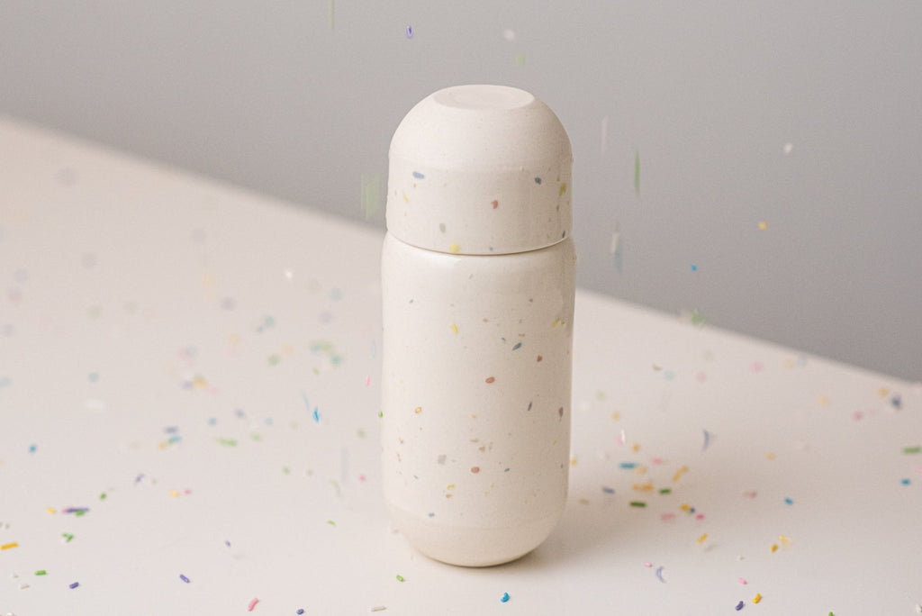 Ceramic water carafe with cup - Confetti collection - Parceline
