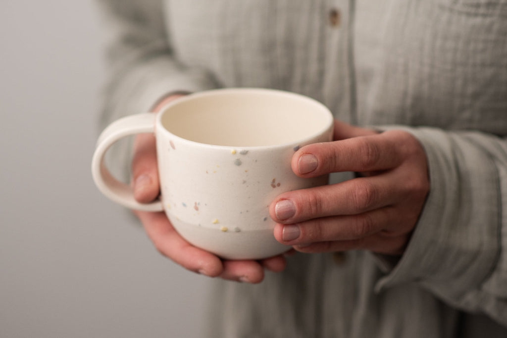 Handmade pottery mug - 15oz - Confetti collection - Parceline