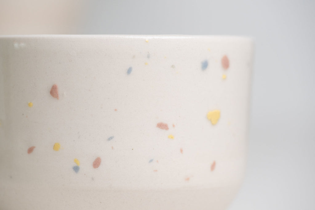 Ceramic water carafe with cup - Confetti collection - Parceline