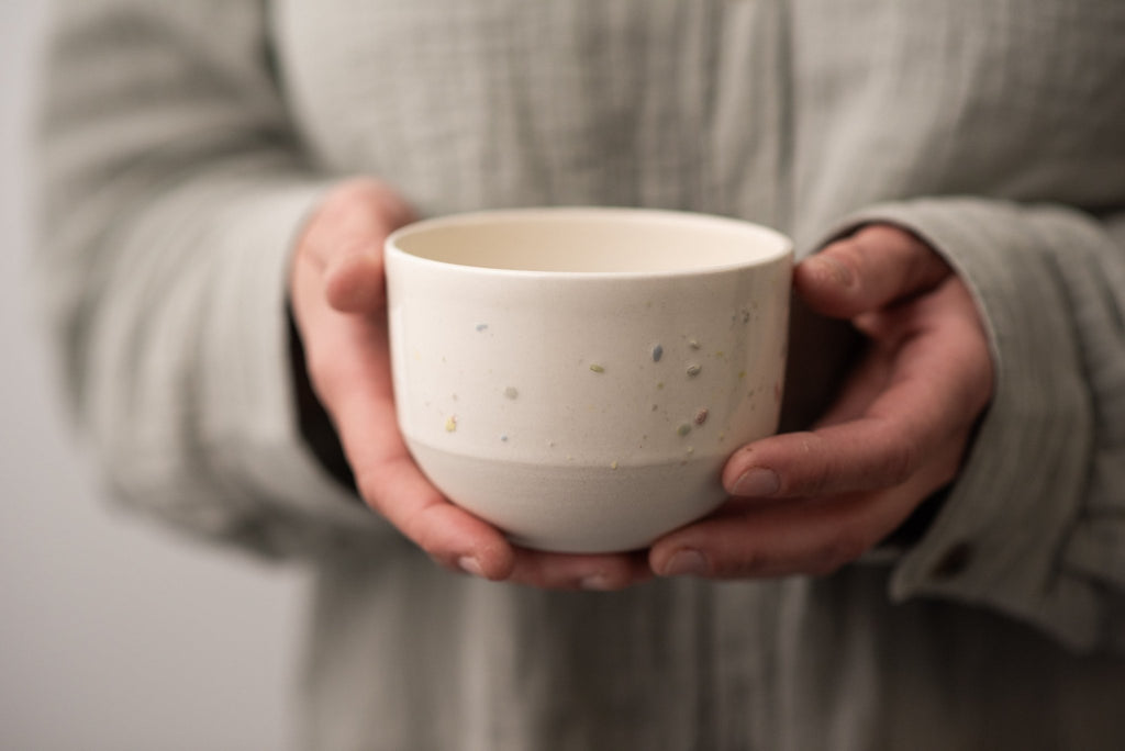 Pottery latte cup - 15oz - Confetti collection - Parceline