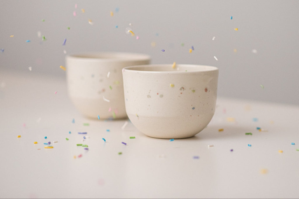 Pottery latte cup - 15oz - Confetti collection - Parceline