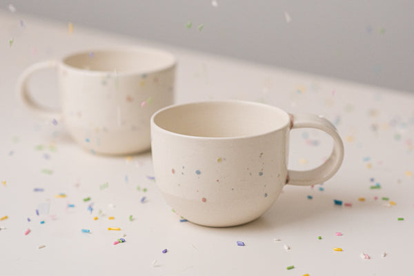 Handmade pottery mug - 15oz - Confetti collection - Parceline