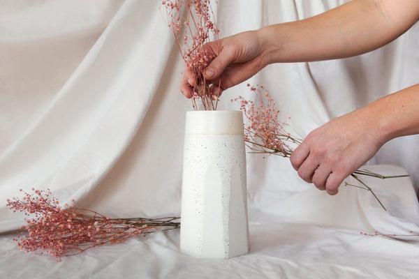 Modern ceramic vase - Faceted collection - Parceline