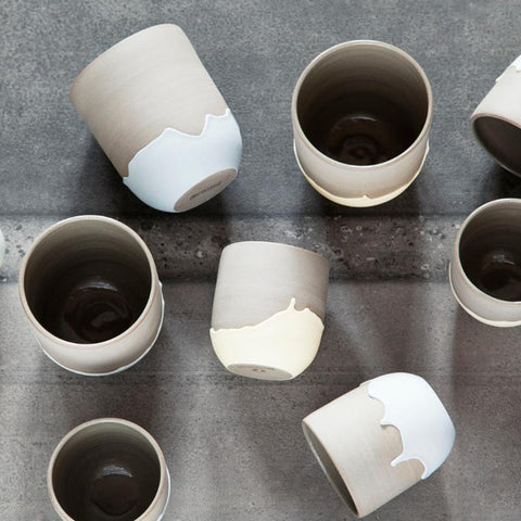 Ceramic mugs handmade in Canada by Parceline
