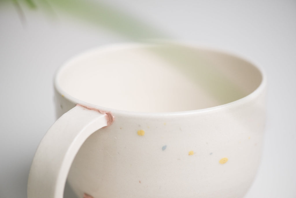 Small pottery mug - 6oz - Confetti collection - Parceline