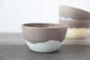 Handmade pottery bowl - teal - Dripping collection - Parceline