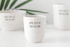 Customized ceramic coffee mug - 8oz - Parceline