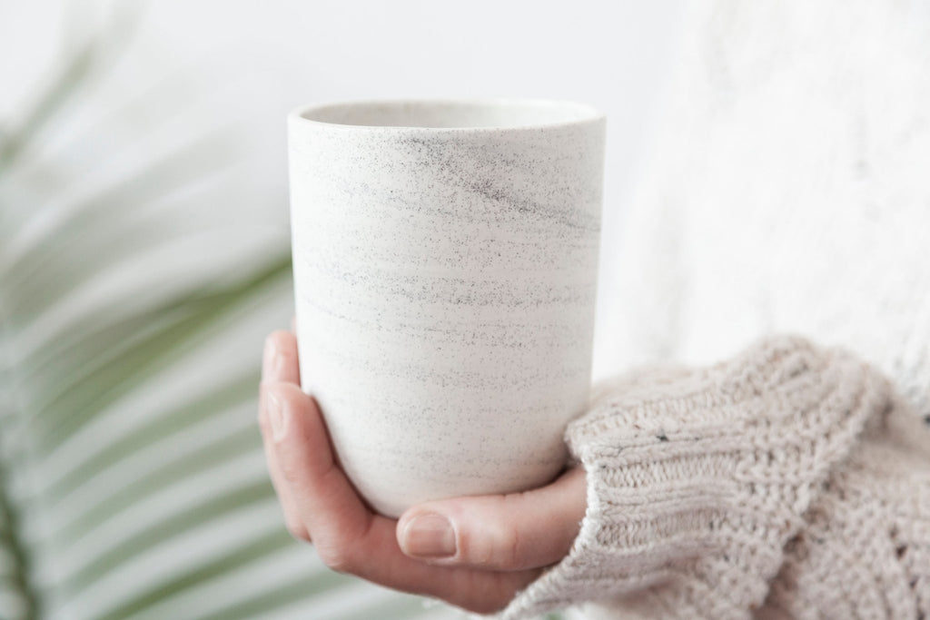 Handmade ceramic mug - 14oz - Speckles collection - Parceline