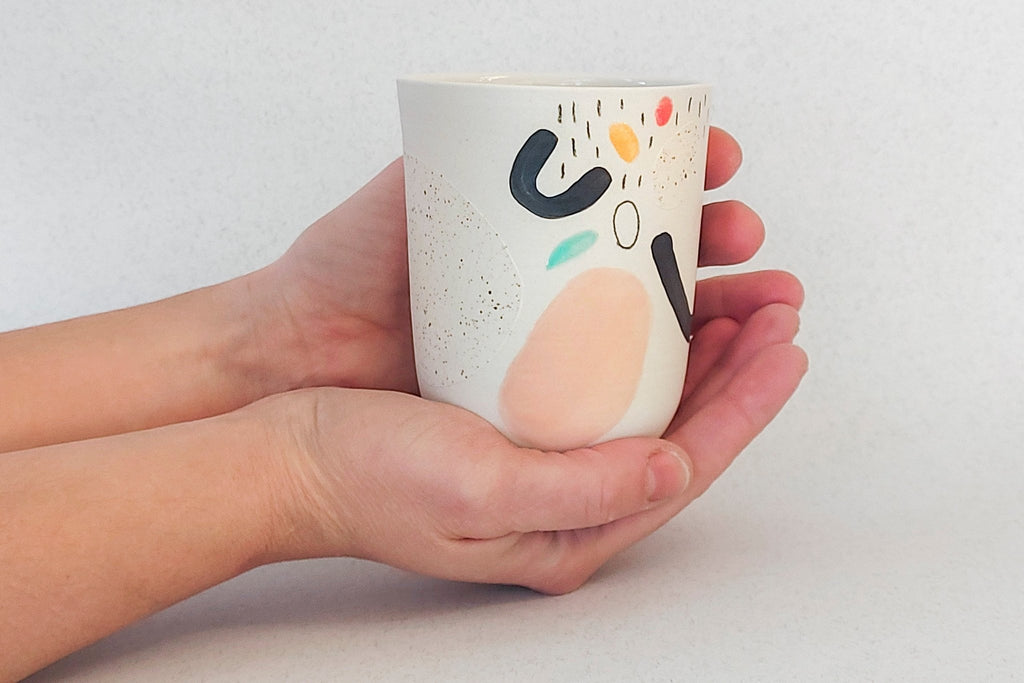 Large handmade ceramic mug - Parceline x ZAB_LAF - Parceline