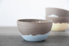 Handmade pottery bowl - blue - Dripping collection - Parceline