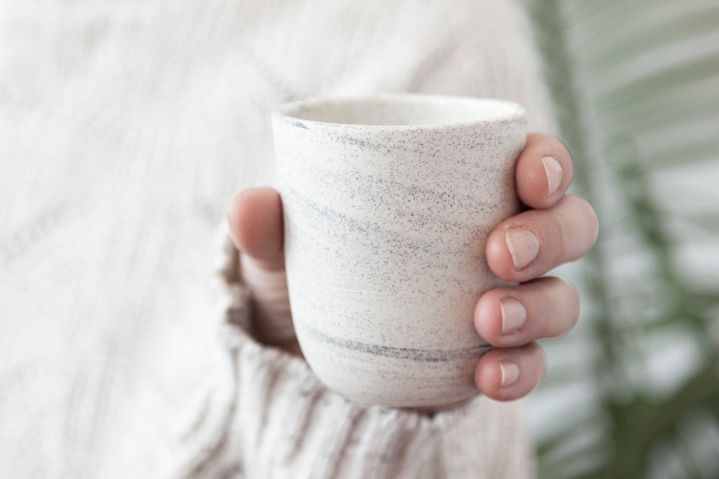 Handmade ceramic mug - 8oz - Speckles collection - Parceline